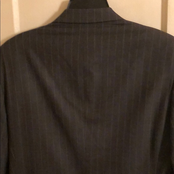 BROOKS BROTHERS PINSTRIPES WOOL BLAZER MEN’S SIZE 40R CHARCOAL GREY - Picture 8 of 8